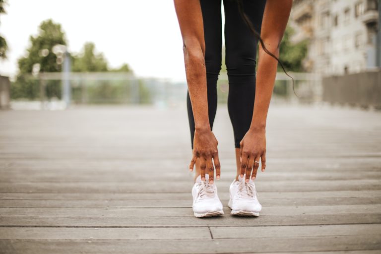 Stretch to toes